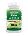 Best Naturals | Alpha Lipoic Acid 600 mg (Antioxidant & Metabolic Support) – 120 ct - Rethink Nutrition