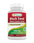 Best Naturals | Black Seed Oil (500 mg) – 90 Softgels