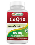 Best Naturals | CoQ10 100 mg (Cellular Energy Support) – 120 Capsules