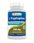 Best Naturals | L-Tryptophan 500 mg (Sleep & Mood Support) – 120 ct - Rethink Nutrition
