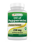 Best Naturals | Peppermint Oil 250 mg (Bloating & Digestive Support) – 120 ct - Rethink Nutrition