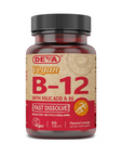 DEVA | Vegan B12 Fast Dissolve Lozenges 1000 mcg (Energy & Nervous System Support) – 90 ct - Rethink Nutrition