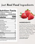 Just Ingredients | Strawberries & Cream Protein Powder (Multi-Source Protein) – 2.16 lb - Rethink Nutrition