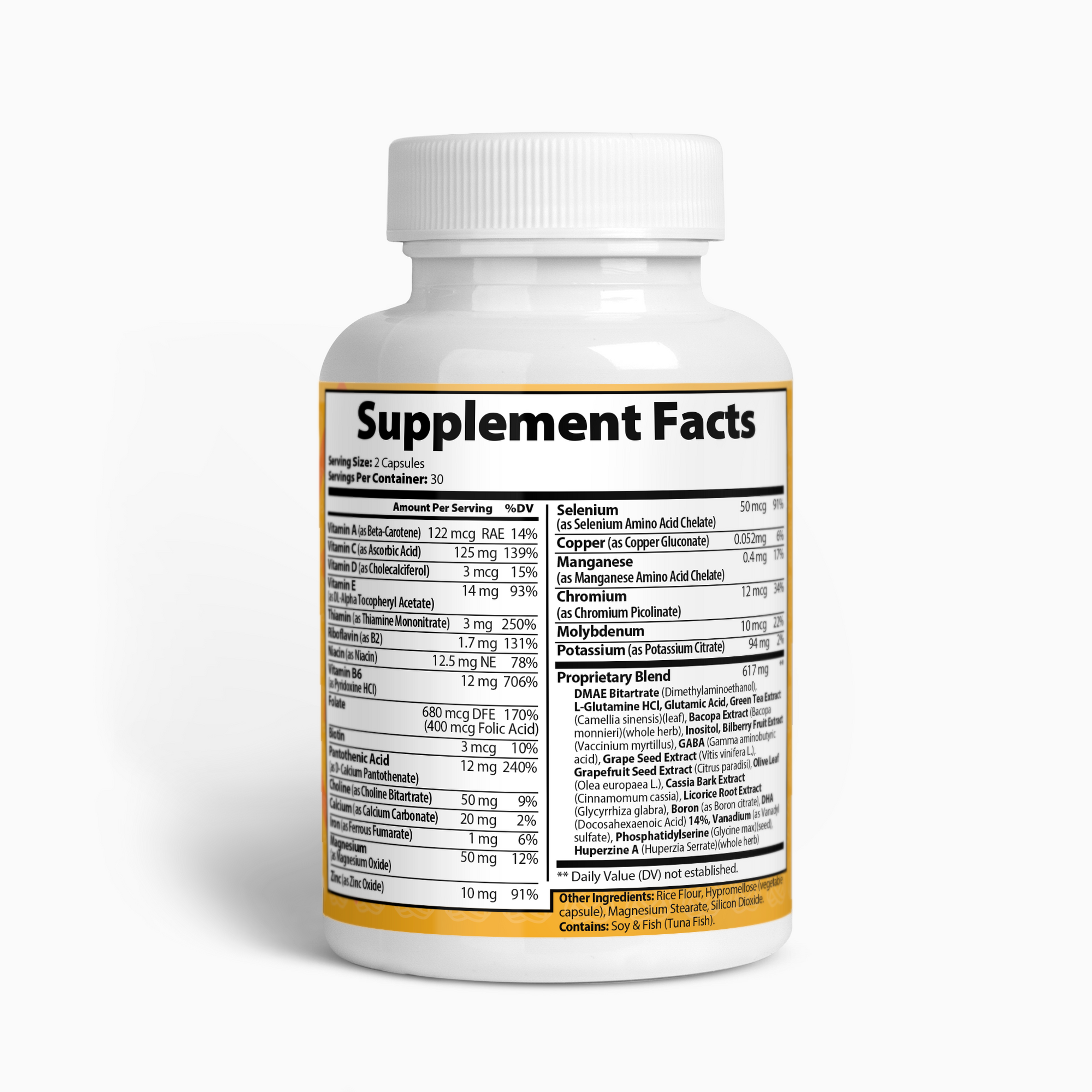 Brain Focus Formula – Enhance Mental Clarity & Focus with Natural Ingredients - Rethink Nutrition