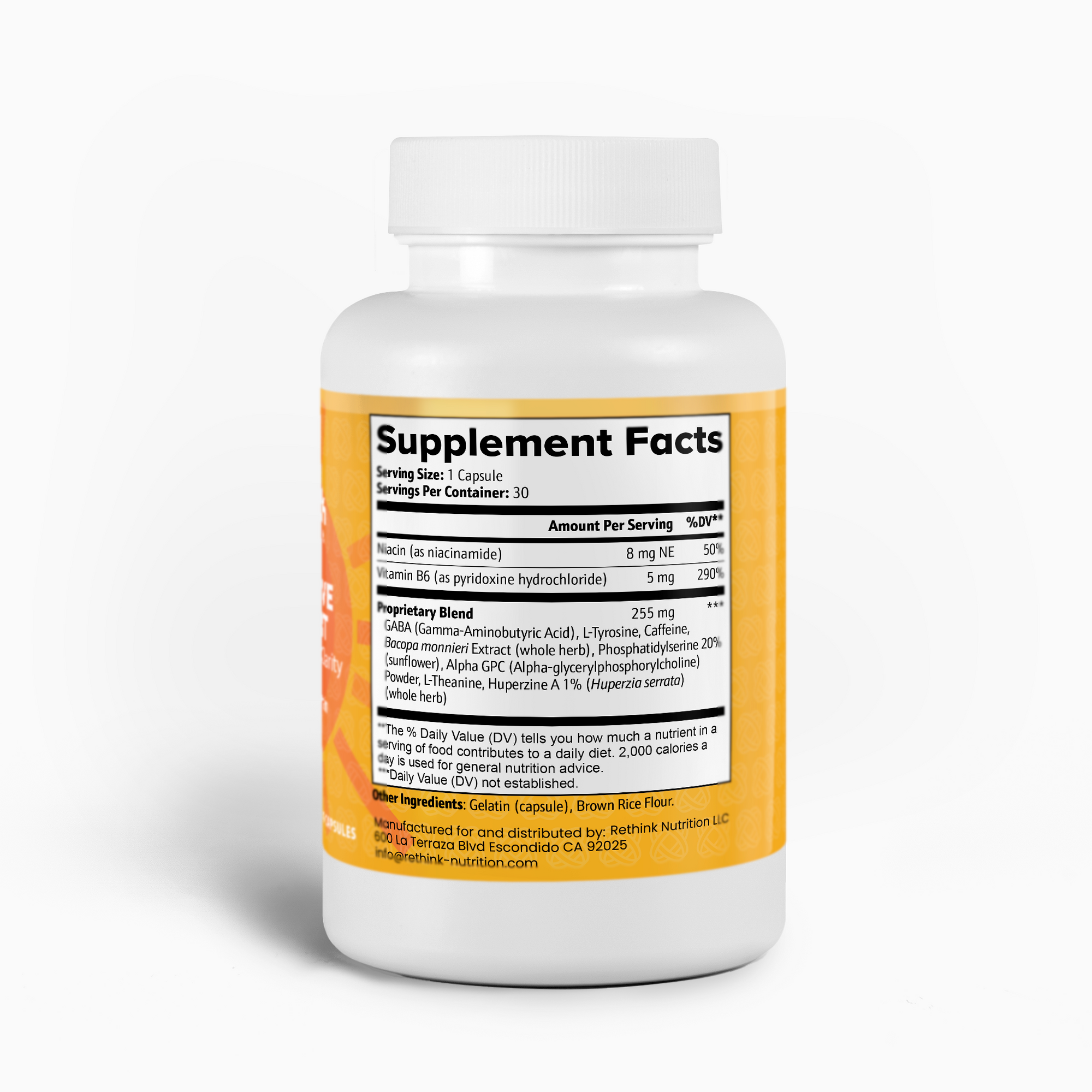 Cognitive Support Supplement | Enhance Focus & Mental Clarity | Rethink Nutrition - Rethink Nutrition