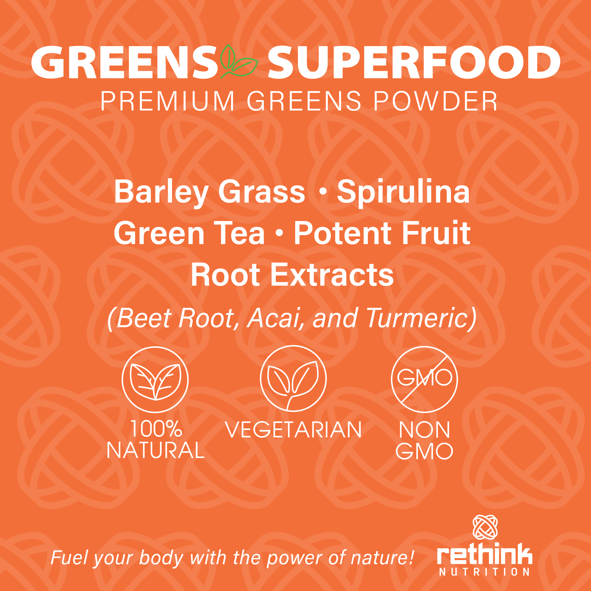 Greens Superfood Powder – Boost Energy & Gut Health with Organic Superfoods - Rethink Nutrition