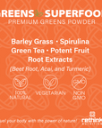 Greens Superfood Powder – Boost Energy & Gut Health with Organic Superfoods