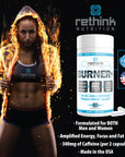 Burner+ - Energy, Focus & Fat Loss Formula, 60 Capsules - Rethink Nutrition