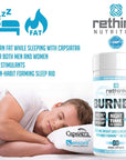 Burner PM - Nighttime Fat Loss, Sleep and Relaxation Formula, 60 Veggie Capsules - Rethink Nutrition