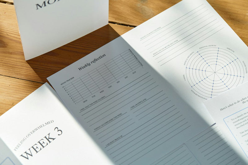 An open weekly reflection journal for reviewing habits and progress