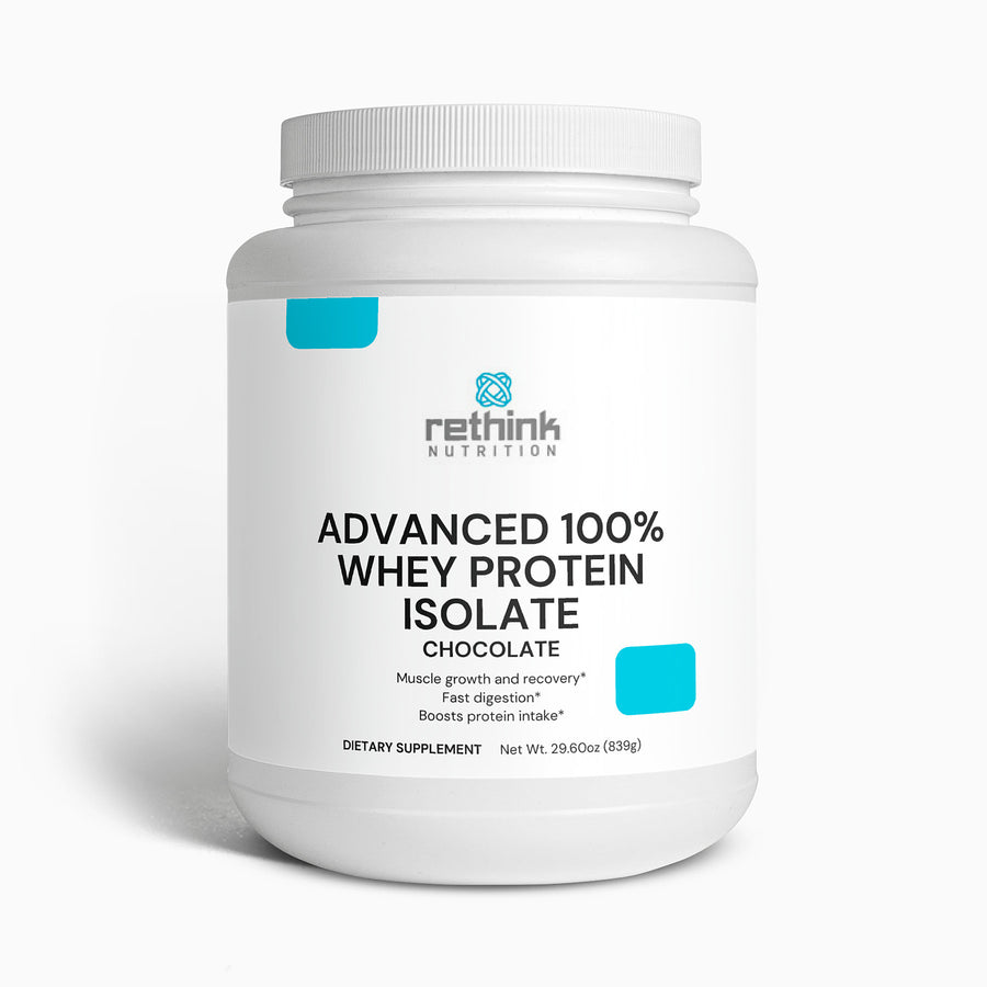 Advanced 100% Whey Protein Isolate (Chocolate) - Rethink Nutrition