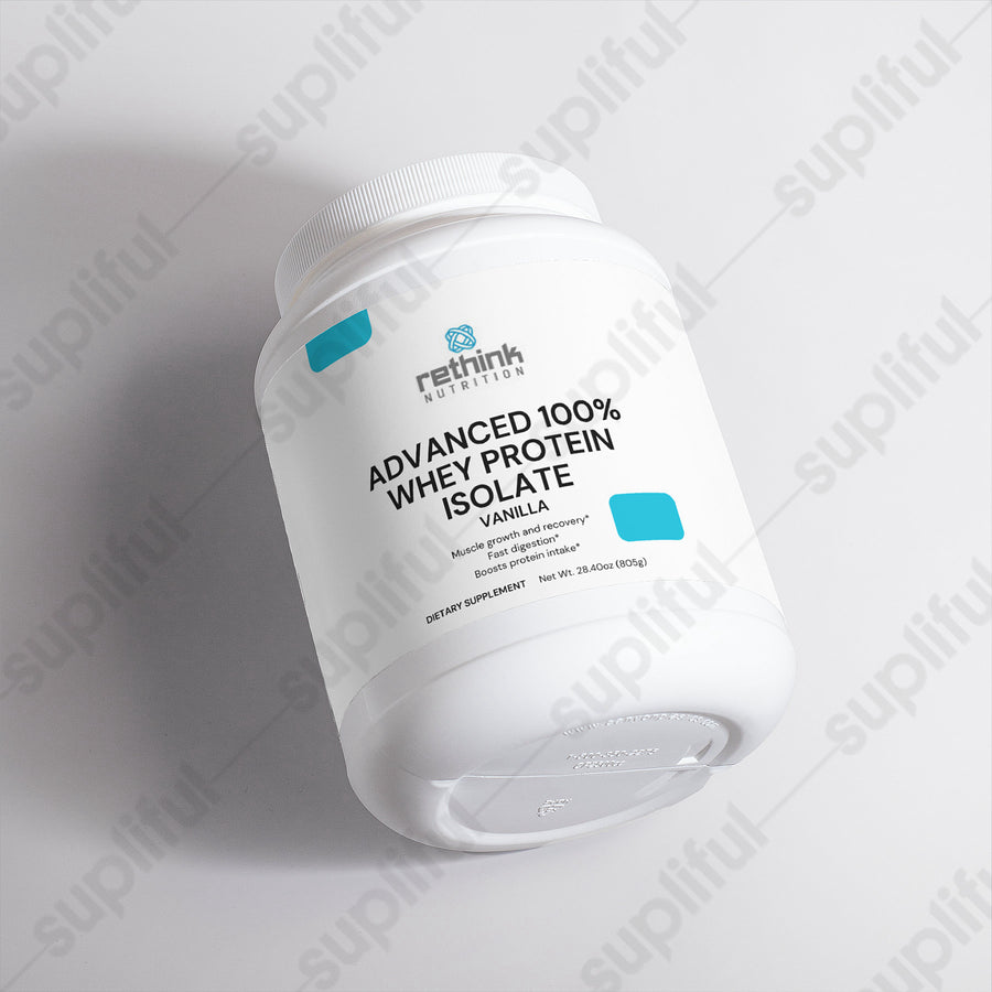 Advanced 100% Whey Protein Isolate (Vanilla) - Rethink Nutrition