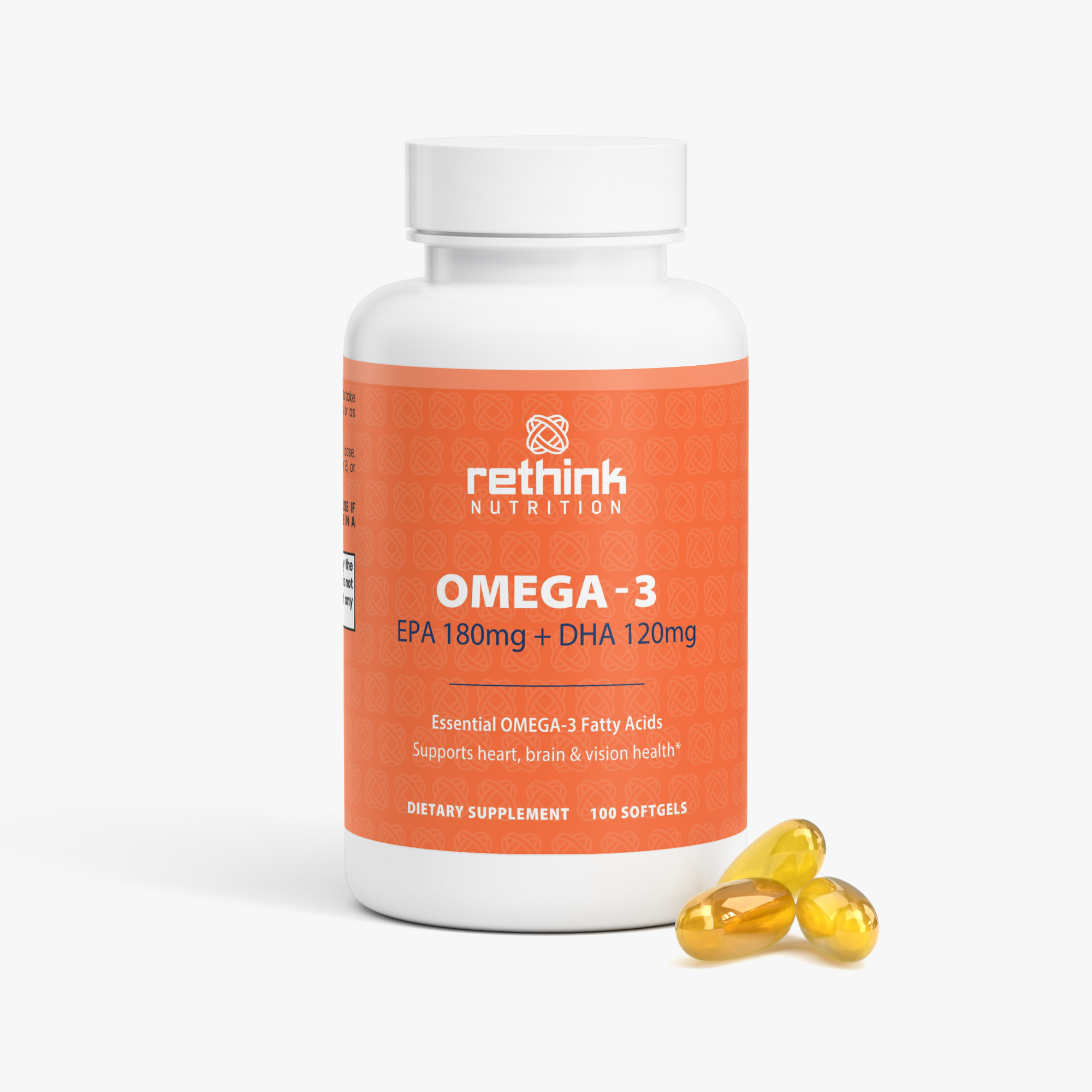 Rethink | Omega-3 EPA + DHA – 100 Softgels