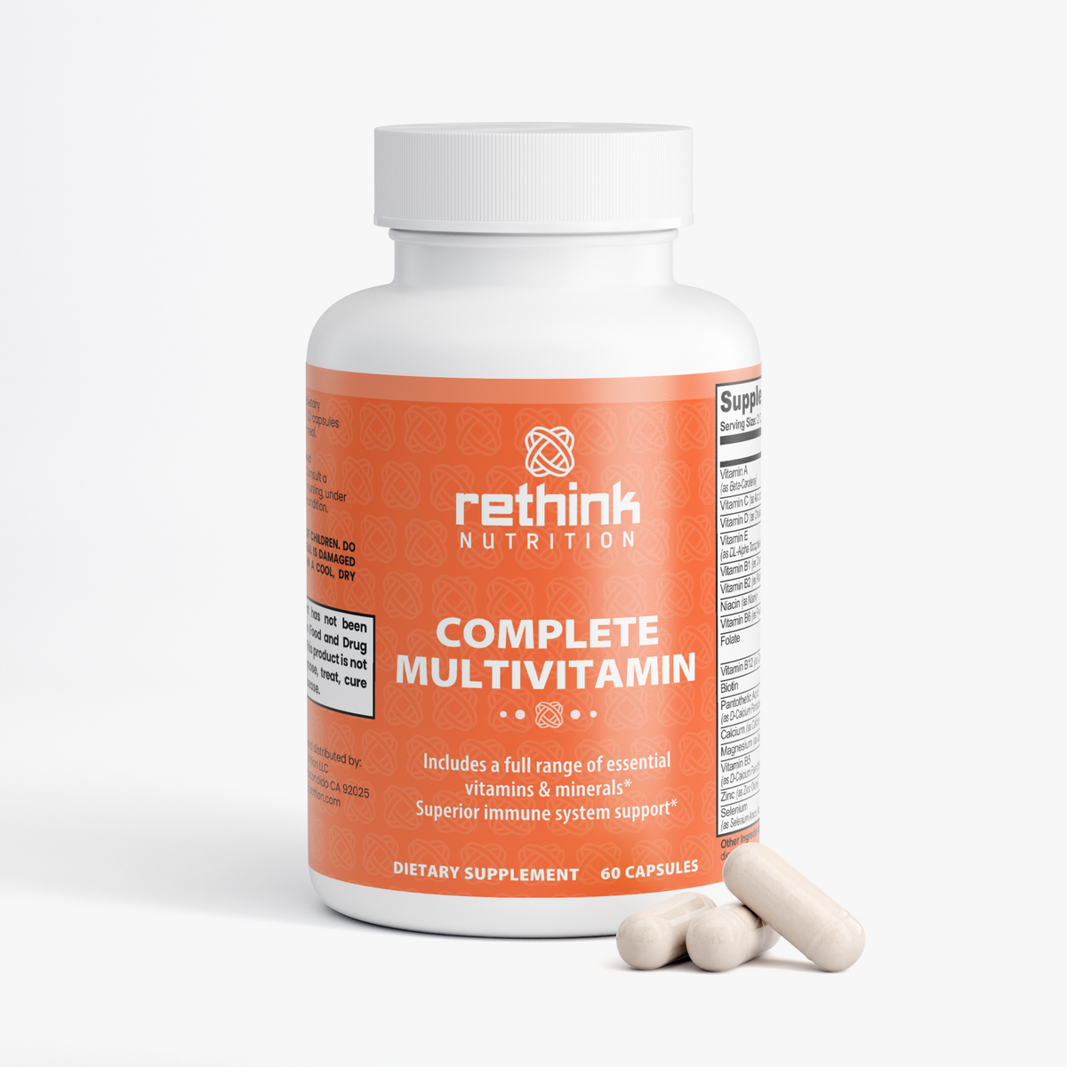 Rethink | Complete Multivitamin – 60 Capsules - Rethink Nutrition