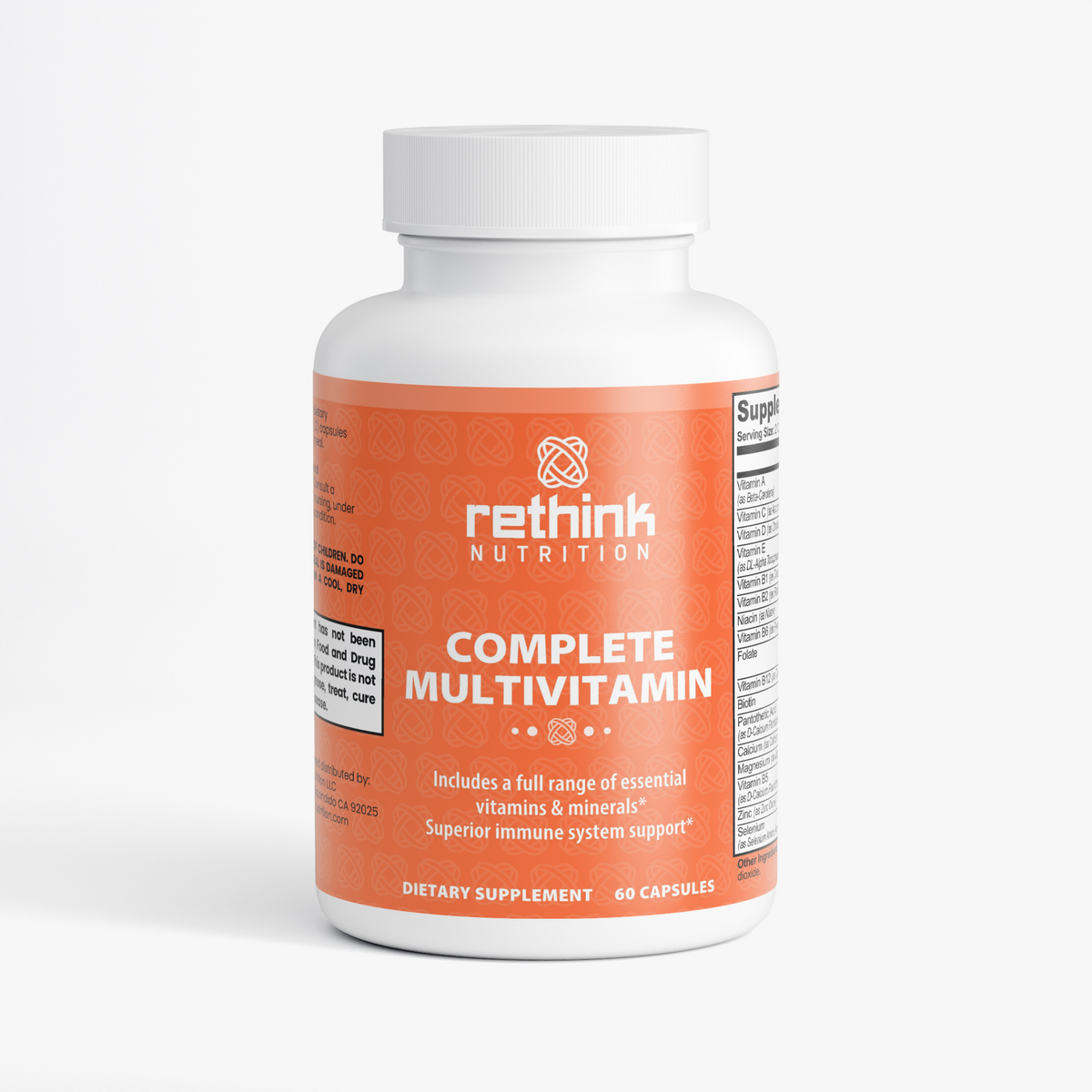 Rethink | Complete Multivitamin – 60 Capsules - Rethink Nutrition