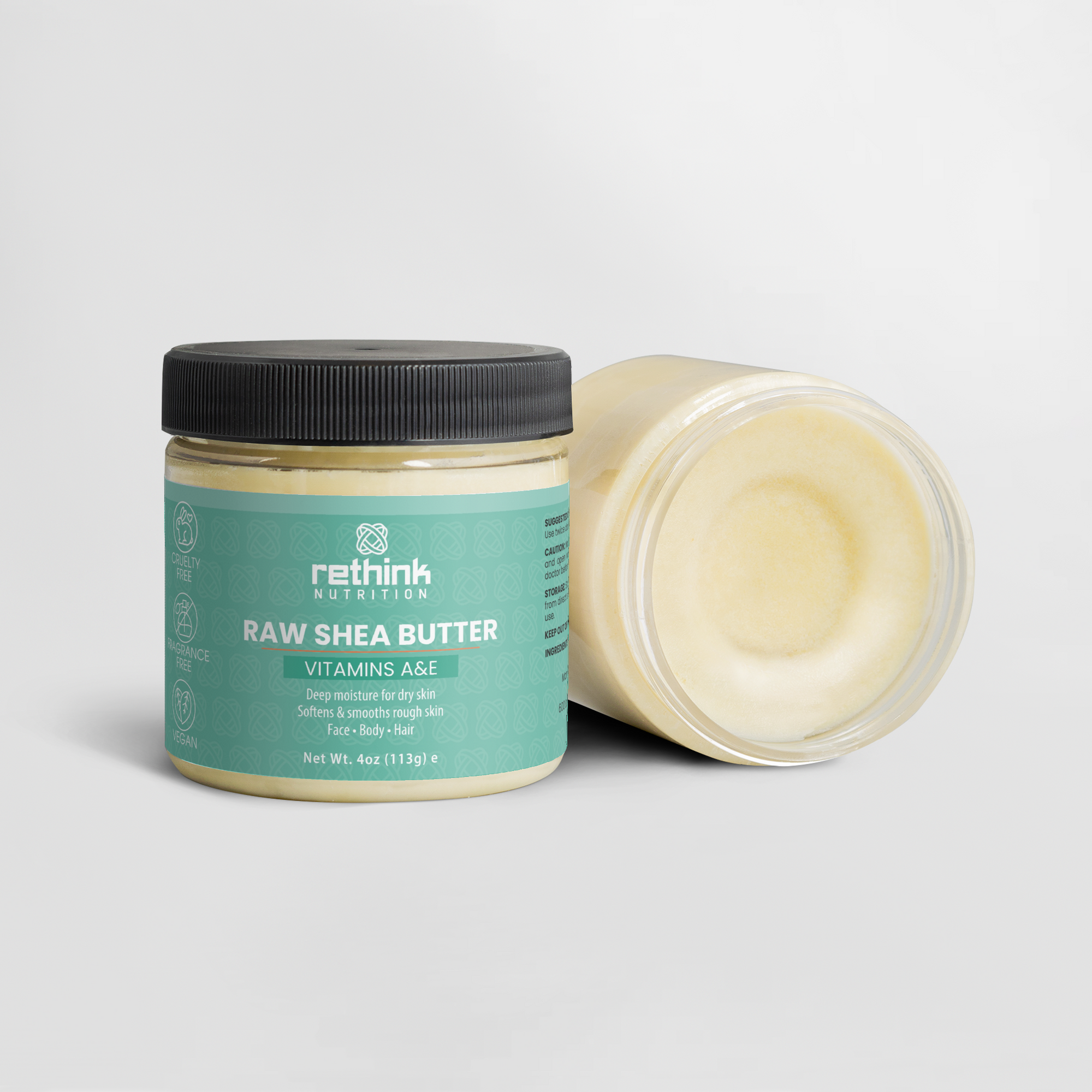 Rethink | Raw Shea Butter (VIT A and E) – 4 oz