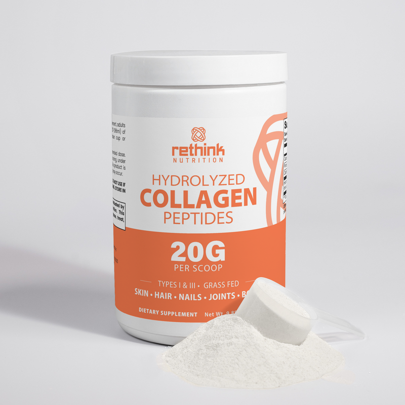 Rethink | Hydrolyzed Collagen Peptides – 9.88 oz - Rethink Nutrition