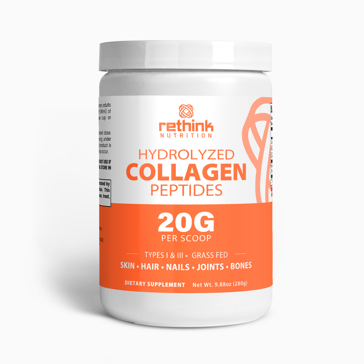 Rethink | Hydrolyzed Collagen Peptides – 9.88 oz