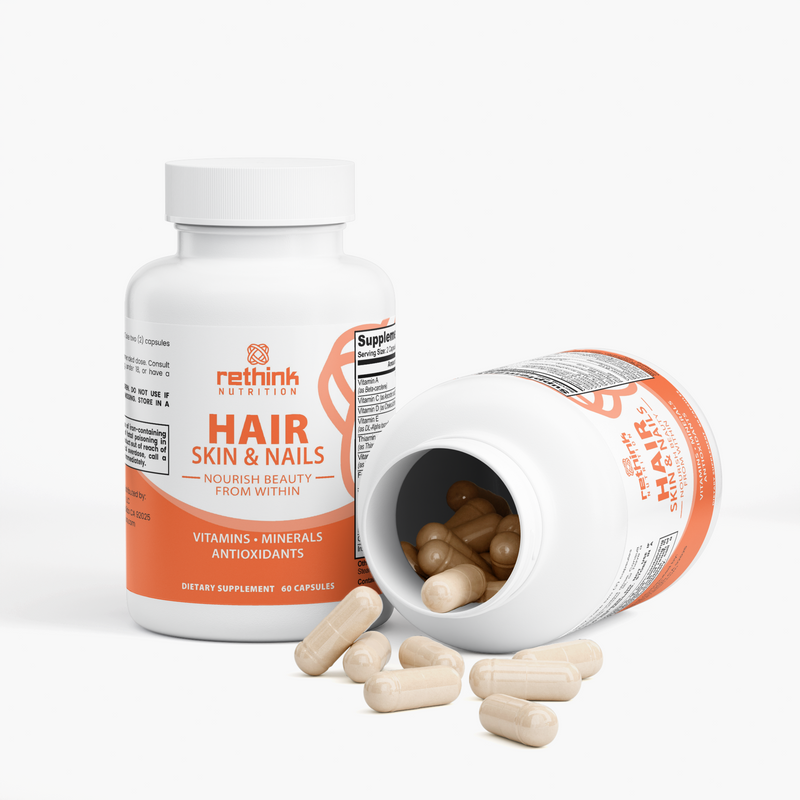 Rethink | Hair, Skin & Nails – 60 Capsules - Rethink Nutrition