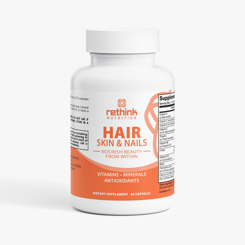 Rethink | Hair, Skin & Nails – 60 Capsules - Rethink Nutrition