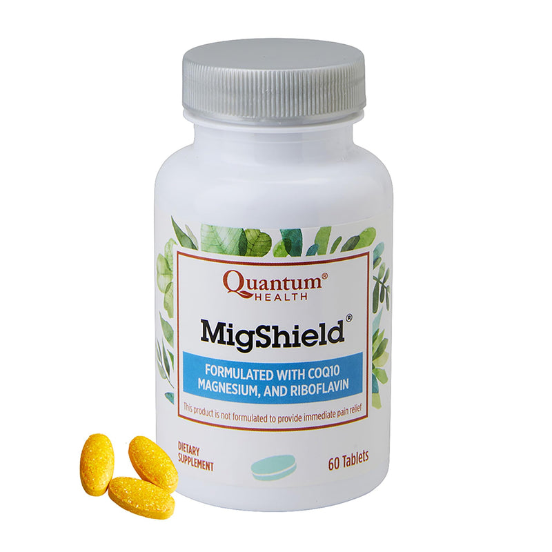 Quantum Health MigShield Magnesium Supplements with Riboflavin & CoQ10, The Power of Magnesium in Easy-to-Take Tablets For Effective Results, 60 Tablets, 30-Day Supply - Rethink Nutrition