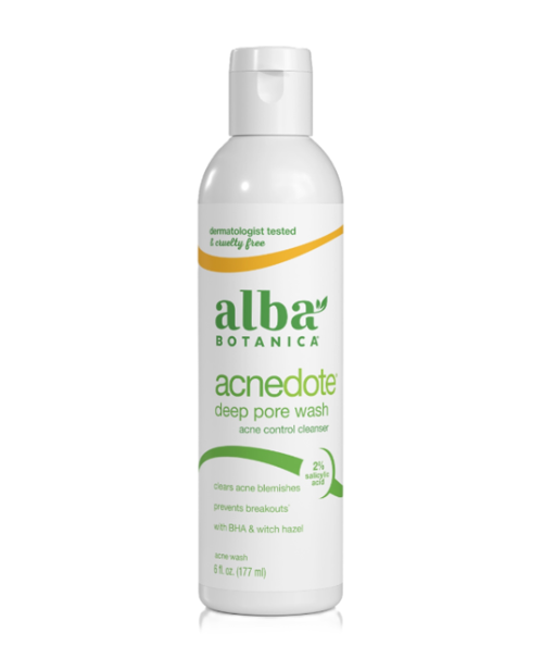 ALBA BOTANICA | Acne Dote Deep Pore Wash (Deep Cleansing) – 6 oz