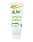 ALBA BOTANICA | Acne Dote Face & Body Scrub (Exfoliating) – 8 oz