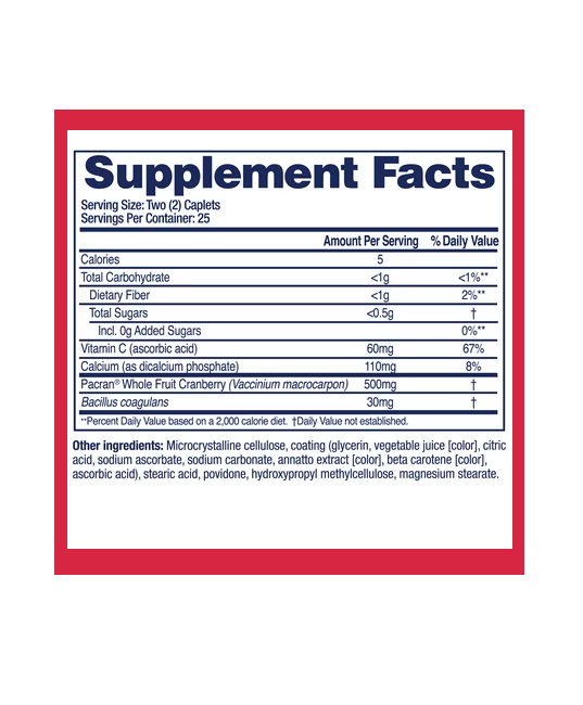 AZO | Cranberry Urinary Tract Health (Urinary & Bladder Support) – 50 ct - Rethink Nutrition