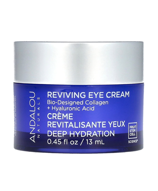 Andalou Naturals | Deep Hydration Reviving Eye Cream (Hydration & Brightening) – 0.45 oz - Rethink Nutrition