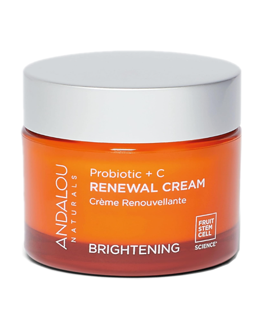 Andalou Naturals | Probiotic + C Renewal Cream (Brightening & Skin Renewal) – 1.7 oz - Rethink Nutrition