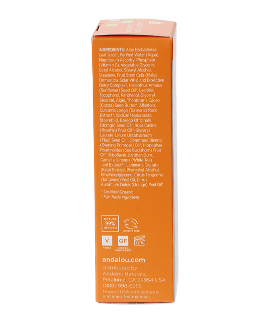 Andalou Naturals | Turmeric + C Brightening Serum (Glow & Even Tone) – 1.1 oz - Rethink Nutrition