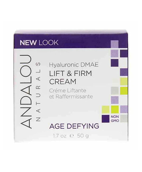 Andalou | Hyaluronic DMAE Lift Cream (Firming & Hydration) – 1.7 oz - Rethink Nutrition