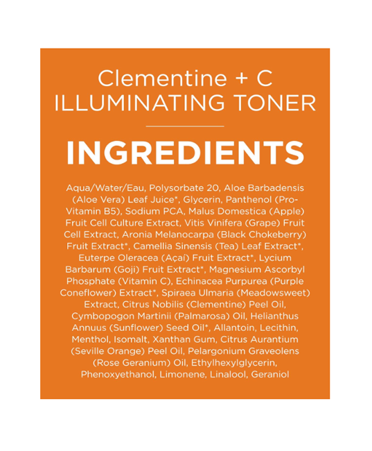Andalou | Clementine C Illuminating Toner (Brightening & Glow) – 6 oz - Rethink Nutrition