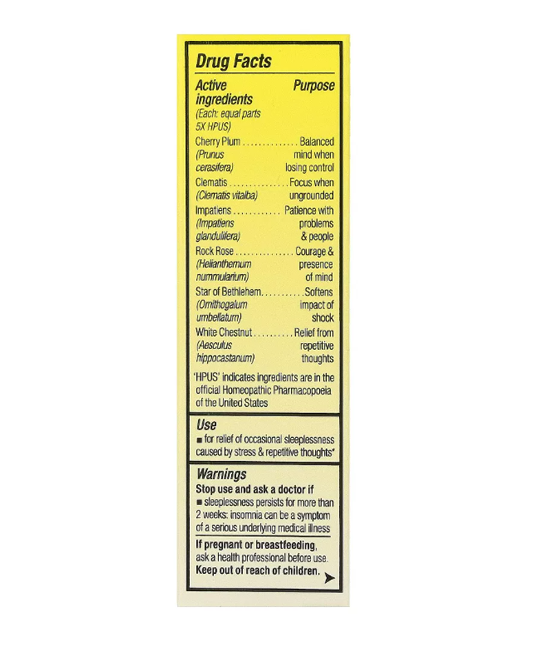 Bach | Rescue Sleep (Natural Sleep Aid) – 20 ml - Rethink Nutrition