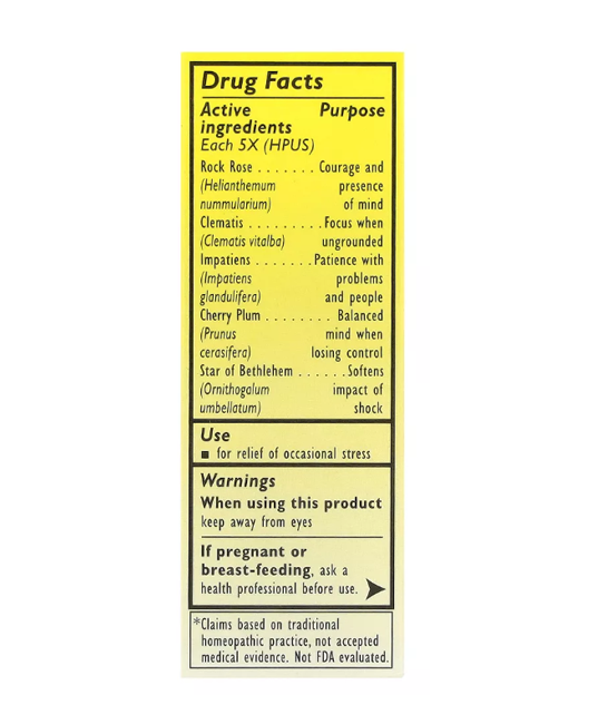 Bach | Rescue Remedy (Stress Relief) – 10 mL - Rethink Nutrition