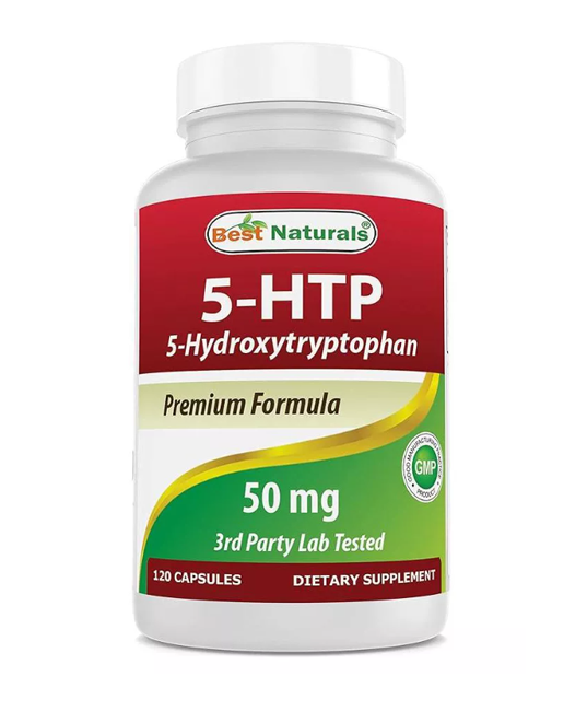 Best Naturals | 5-HTP 50 mg (Mood & Stress Support) – 120 ct - Rethink Nutrition