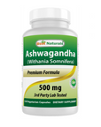 Best Naturals | Ashwagandha 500 mg (Stress & Cortisol Support) – 120 ct - Rethink Nutrition