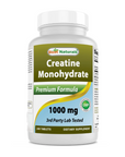 Best Naturals | Creatine Monohydrate 1000 mg (Strength & Recovery Support) – 240 Tablets
