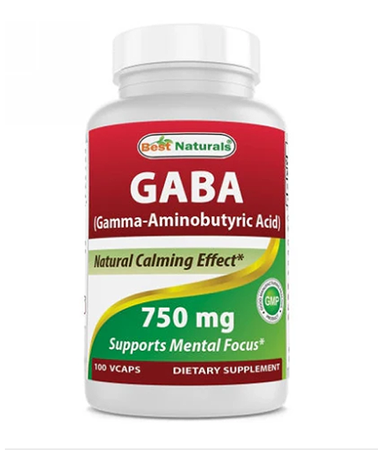 Best Naturals | GABA 750 mg (Calm & Relaxation Support) – 100 ct - Rethink Nutrition