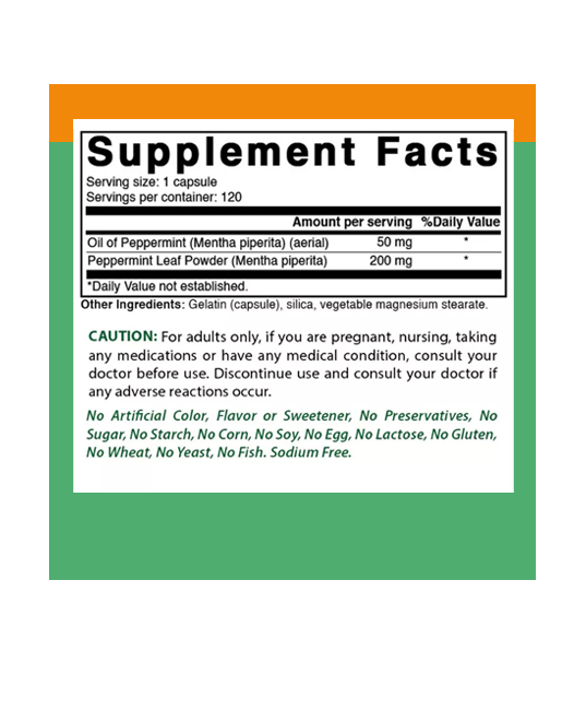 Best Naturals | Peppermint Oil 250 mg (Bloating & Digestive Support) – 120 ct - Rethink Nutrition