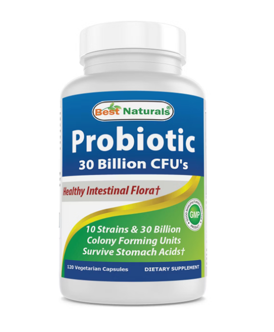 Best Naturals | Probiotic 10 30 Billion CFU (Digestive & Gut Health Support) – 120 ct - Rethink Nutrition
