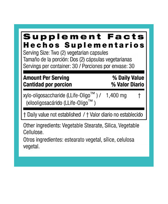 Bio Nutrition | Prebiotic LLife-Oligo (Gut Health Support) – 60 ct