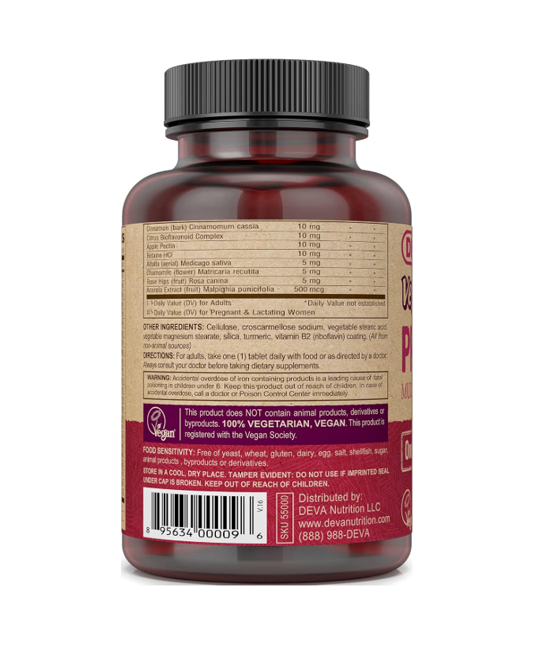 Deva | Vegan Prenatal Multivitamin – 90 ct - Rethink Nutrition