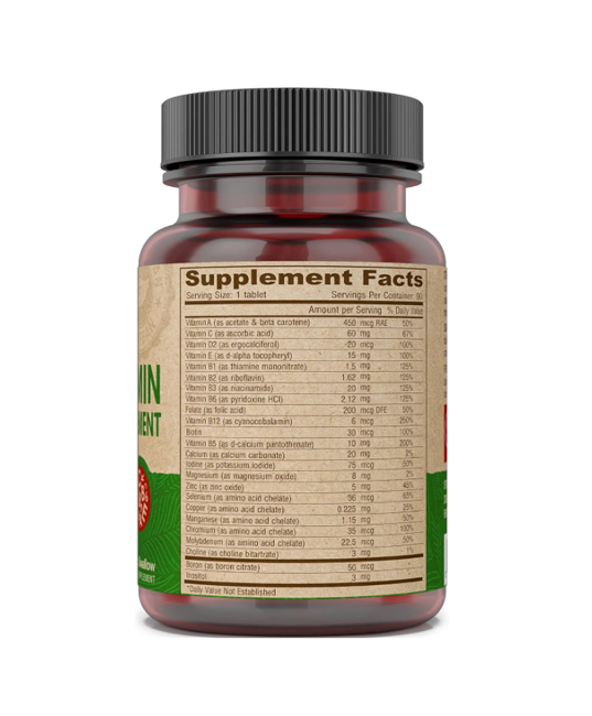 Deva | Multivitamin + Minerals (Iron-Free, Tiny Tablets) – 90 ct - Rethink Nutrition