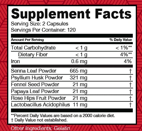 Health Plus | Super Colon Cleanse (Occasional Constipation Relief) – 240 ct - Rethink Nutrition