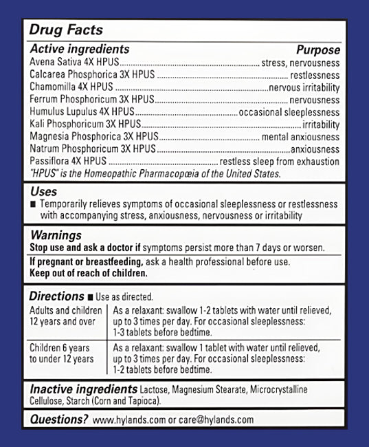 Hyland’s | Calms Forte (Sleep &amp; Stress Support) – 100 ct - Rethink Nutrition