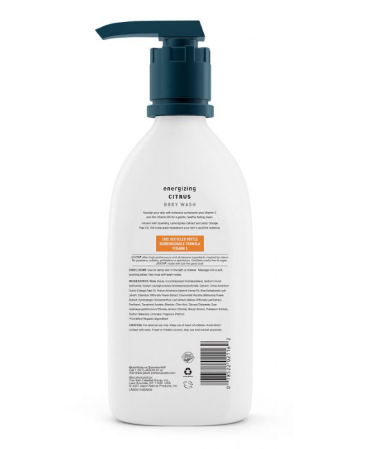 JASÖN | Citrus Satin Body Wash | Refreshing – 30 oz