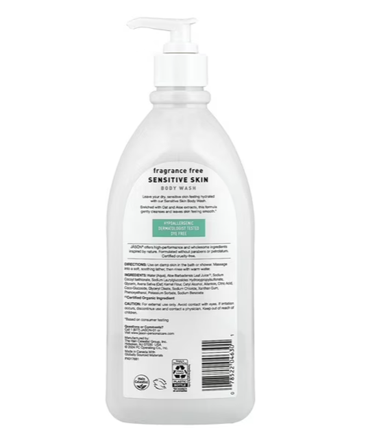 JASÖN | Sensitive Skin Body Wash | Gentle Care – 30 oz
