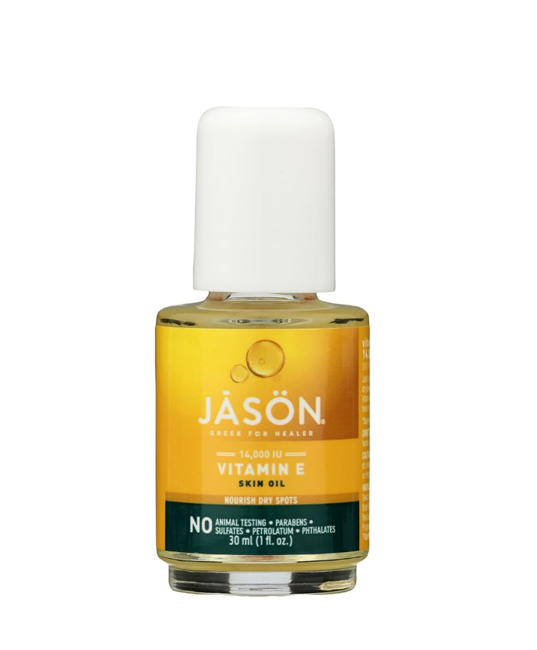 JĀSÖN | Vitamin E Pure Beauty Oil - 14000 IU (Deep Moisture Support) – 1 fl oz