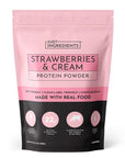 Just Ingredients | Strawberries & Cream Protein Powder (Multi-Source Protein) – 2.16 lb - Rethink Nutrition